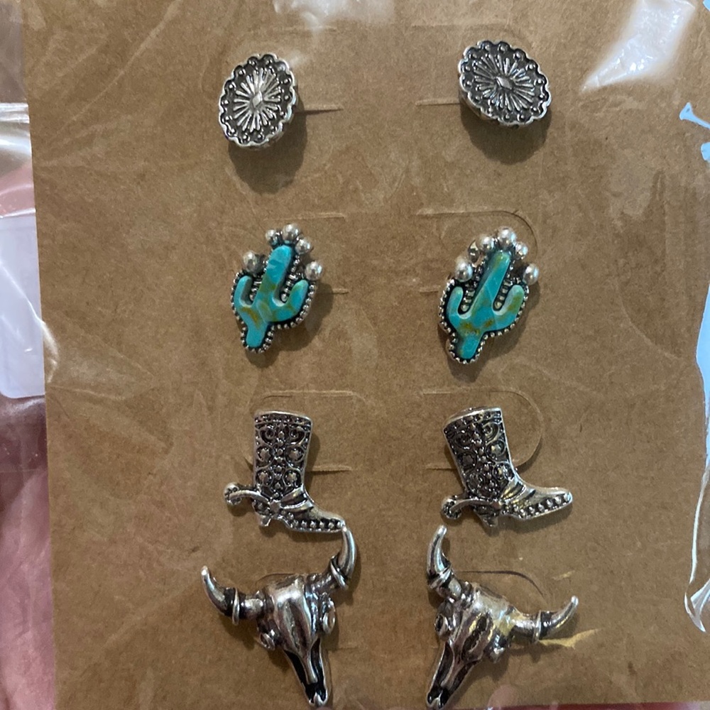 Western Style Earrings 🌵